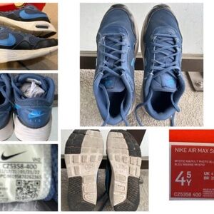 Nike Kids Sneakers in Blue and Gray